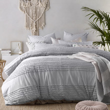 Silver Betty Cotton Quilt Cover Set