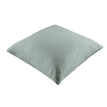 Fog Green Vintage Style Linen European Pillowcase