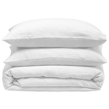 White French Linen Quilt Cover Set