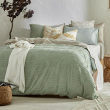 Sage Lucas Cotton Quilt Cover Set