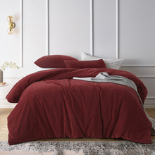 Rouge Cotton Velvet Quilt Cover Set