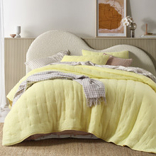 Butter Hugo Quilted Cotton Gauze Comforter Set
