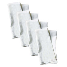 White Cotton & Linen Napkins (Set of 4)