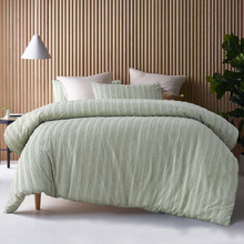 Sage Reflections Cotton Quilt Cover Set