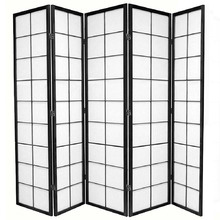 5 Panel Zen Room Divider Screen