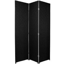 3 Panel Woven Room Divider Screen