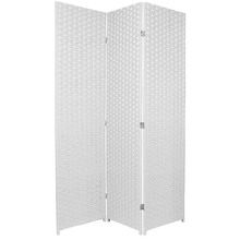 3 Panel Woven Room Divider Screen