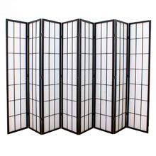 Shoji 8 Panel Rice Paper Room Divider