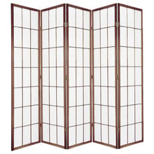 5 Panel Shoji Room Divider Screen