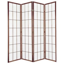 4 Panel Shoji Room Divider Screen