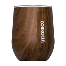 Corkcicle Walnut Wood-Look Stemless 340ml Travel Mug