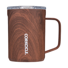 Corkcicle Walnut Wood-Look 500ml Travel Mug