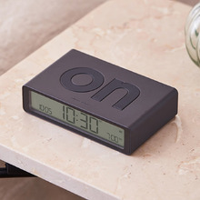 Lexon 10.4cm Flip Reversible Alarm Clock