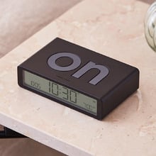 Lexon 10.4cm Flip Reversible Alarm Clock