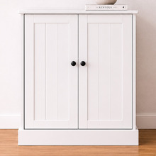White Hamptons Double Door Cupboard
