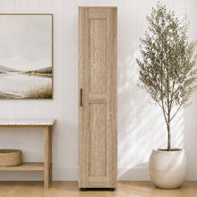 Meecan 1 Door Tall Storage Cupboard