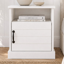 White Hamptons Bedside Table