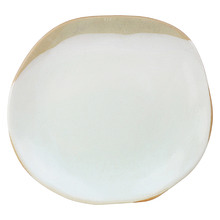 White & Brown Forager 29.5cm Stoneware Dinner Plate