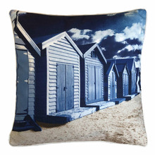 Beach Huts Daydream Outdoor Cushion