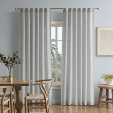 Flynn Sheer Concealed Tab Top Single Panel Curtain