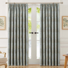 Botanica Room Darkening Pencil Pleat Curtains (Set of 2)