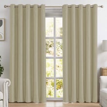 Thornton Swirl Room Darkening Eyelet Curtains (Set of 2)