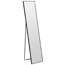 Halo Rectangular Metal Standing Mirror