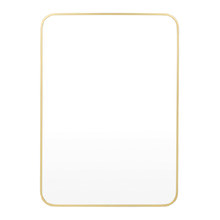 Halo Curve Rectangular Aluminium Wall Mirror