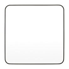 Halo Curve Square Aluminium Wall Mirror
