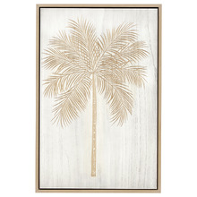 Palm II Wooden Framed 3D Wall Art
