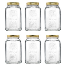 Homemade 1500ml Glass Jar (Set of 12)