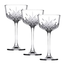 4 Piece Timeless 160ml Nick & Nora Glass Set (Set of 3)