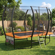 Kahuna 9ft Rectangular Trampoline with Safety Net