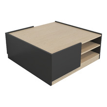 Black & Natural Athens Coffee Table
