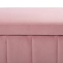 Beryl Velvet Storage Ottoman Bench