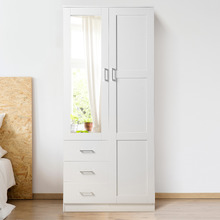 White Morana 2 Door 3 Drawer Wardrobe