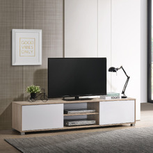 180cm Natural & White Avery TV Unit