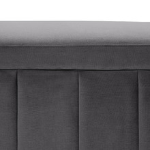 Beryl Velvet Storage Ottoman Bench