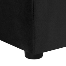 Beryl Velvet Storage Ottoman Bench