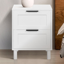 Elijah 2 Drawer Bedside Table