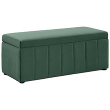 Beryl Velvet Storage Ottoman Bench