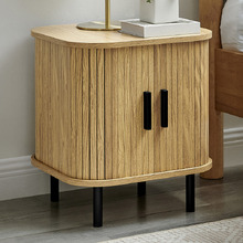 Callix Tambour Bedside Table
