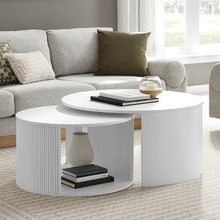 2 Piece Caleigh Nesting Coffee Table Set