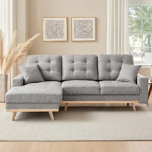 Curtis 3 Seater Double Sofa Bed with Chaise
