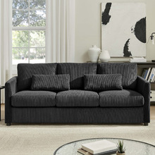 Saule 3 Seater Corduroy Sofa