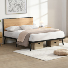 Nalu Wood & Metal Platform Bed