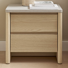 Lenore 2 Drawer Bedside Table