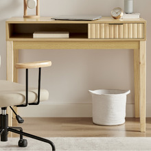 Mossveil Pine Wood Study Desk