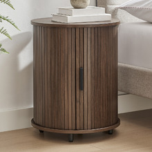 Callix Bedside Table with Sliding Door