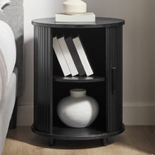 Callix Bedside Table with Sliding Door